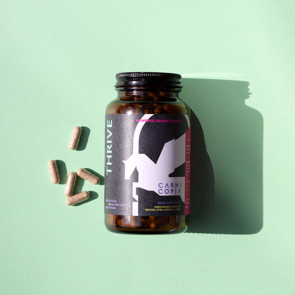 THRIVE CAPSULES - Beef Liver, Heart & Kidney