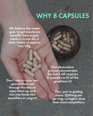 THRIVE CAPSULES - Beef Liver, Heart & Kidney