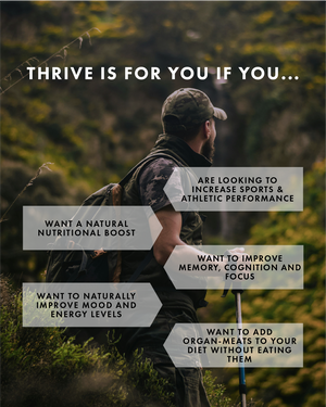 THRIVE CAPSULES - Beef Liver, Heart & Kidney